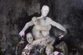 Sergio Padovani, I viventi, 2024, olio, bitume, resina su tela, 190x160 cm. Ph. Mauro Terzi - Immagine guida Parigi