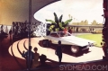 Syd Mead, Future Bugatti, gouache, courtesy of sydmead.com
