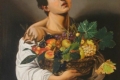 Corrado Luglio, Copia da Caravaggio, Ragazzo con Canestro di Frutta, 1593-94, Olio su tela, cm. 69x66
