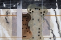 Henry Guatteri, L'origine nascosta, 2013, polimaterico su tela, cm. 100x130