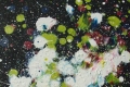 D. Davolio, Big bang, 1992, olio su cartone, cm. 33x24