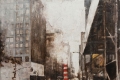 Massimo Lagrotteria, New York, olio su tela, cm. 130x100 