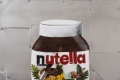 Marcello Reboani, Nutella, 2015, tecnica mista con materiali di recupero, cm. 62x62, ph Giorgio Benni