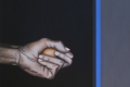 Annalisa Mori, Aprite quella porta..., 2011, olio su tela, cm. 70x70, part.
