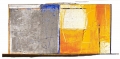 Marino Iotti, Accordi grigio arancio, 2012, tecnica mista, cm. 30x60