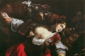 Alessandro Tiarini, Rinaldo e Armida, Secc. XVI-XVII, olio su tela, 115148 cm. Collezione BPER Banca 