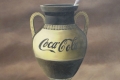 Carlo Trevisan, CocaCola ellenica, 2010, olio su tela, cm. 50x50 Carlo Trevisan, CocaCola ellenica, 2010, olio su tela, cm. 50x50