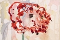 Cecilia Rivetti, Senza titolo, 2017, acrilico e acquerello su tela, cm. 60x40
