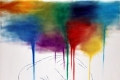 Annalisa Mori, Colours of nature, 2015, tecnica mista (olio e acrilico su tela), cm. 100x80
