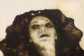 Domenico Grenci, Olimpia, 2014 bitume e carboncino su tela, cm. 200x140