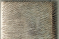 Gunther Uecker (1930), Feld, 1964, chiodi, tela, legno, cm. 58x58