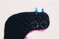 Kate McCarthy, Caterpillar 3, 2009, acrilico su tela, cm. 30x30 Kate McCarthy, Caterpillar 3, 2009, acrilico su tela, cm. 30x30