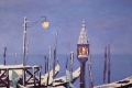 Gian Marco Montesano, Luci a Venezia, 1985, olio su tela, cm. 170x200
