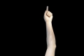 Michelangelo Galliani, Lass, 2016, marmo rosa del Portogallo, marmo bardiglio di Carrara e oro in foglia, cm 270 x diam. cm 60. Courtesy ContiniContemporary, Londra