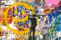 Mr. Brainwash, Spray Happiness, 2018, tecnica mista su carta, 57x76 cm