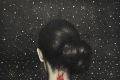 Omar Galliani, Berenice, 2014, matita nera e pastello su tavola, cm. 400x400
