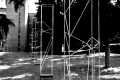 Oscar Accorsi, Voronoi, 2018, 12 elementi, ferro zincato, cm. 300x50x30, foto Francesca Artoni