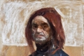 Remo Tamagnini, Autoritratto con parrucca, 1978-80, olio su tela, cm.79x59, collezione privata Reggio Emilia