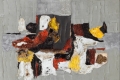 Remo Valli, Senza titolo, Tecnica mista su pannello polistirene, cm. 100x140