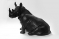 ZEROOTTOUNO, Rinoceronte, 2021, ceramica, cm. 35x40x20