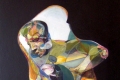 Derraj, Figura 4, 2010, olio su tela, cm. 150x100