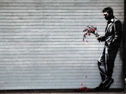 Banksy, hits the hustler club with a new piece of art