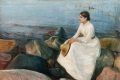 Edvard Munch, Inger p stranden, 1889.  Munch-museet / Munch-Ellingsen gruppen / BONO, http://kodebergen.no