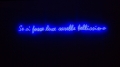 Elena Bellantoni, Se ci fosse luce sarebbe bellissimo, 2022, scritta  al neon, cm. 200. Courtesy of the artist. Ph. Cristina Patuelli