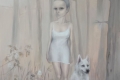 Ludmila Kazinkina, Senza titolo, 2013, olio su tela, cm. 150x135