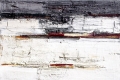 Marino Iotti, Paesaggio bianco, 2012, tecnica mista, cm. 100x100