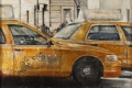 Massimo Lagrotteria, Taxi, olio su tela, cm. 80x100