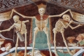 Giacomo Borlone de Buschis, Trionfo della Morte, particolare, 1485, Oratorio dei Disciplini, Clusone