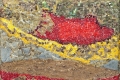 Barbara Giavelli, Dondolando, 2018, mosaico in tecnica mista, cm. 93x113,5 