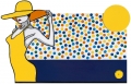 Carlo Sciff, MEDITERRANEO -  cicero pro domo sua, 2022, smalto ad acqua su compensato multistrato, cm 103x158