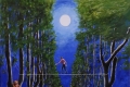 Lorenzo Dondi, Concerto notturno per l'equilibrista, olio su tela,  cm. 80x100