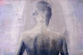 Constantin Migliorini, Anonimo 12, olio e acrilico su carta, cm. 100x70