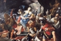 Giovan Gioseffo Dal Sole, Morte di Priamo, olio su tela, 113 x 154 cm