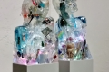 Dario Tironi, The couple, 2022 legno, oggetti, resina, vernice cm 20x30x172 e cm 22x30x165, credit Simone Montanari (2)