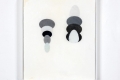 Maurizio Donzelli, Disegno Del Quasi, 2020, collage, acrilico e resina su tavola, cornice, cm 45x38,5x5