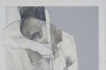 Erminio Frangi, Pinabello e Bradamante, 2014, tecnica mista su tela, cm. 100x70