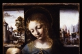 Francesco Galli, detto Napoletano, 1470 - 1501, Madonna con Bambino, detta Madonna Lia, olio su tavola trasportato su tela. Pinacoteca del Castello Sforzesco, Milano