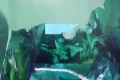 Giacomo Modolo, Green cold River, 2019, tecnica mista su tela, cm. 70x50 