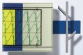 Melioli, Giardino pensile, 2010, resina, pigmenti, acciaio inox, cm 43x26x5