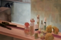 Giorgio Bernucci, Inaspettato (Profumo di pane), 2012, olio su tela montato su tavola, cm. 80x80