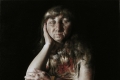 Greta Bisandola, Madre, 2014, olio su tela, 80x80 cm