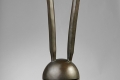 Guido Pinzani, Il grillo, 1968, bronzo, esemplare unico, cm 106,2x23x23 