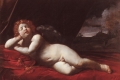 Guido Reni, Amore dormiente, 1620 circa, olio su tela, 105×136 cm. Collezione BPER Banca 