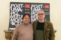 Il curatore Vincenzo Rotondo (FR Istituto d'Arte Contemporanea) e il commissario Riccardo Varini