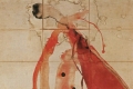 James Brown, Oaxaca work, 1997, tecnica mista su tela, cm. 83x59