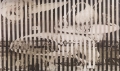 Jiri kolar, Ricordo di Venezia, 1969, emulsione fotografica su tela, cm. 84,5x140